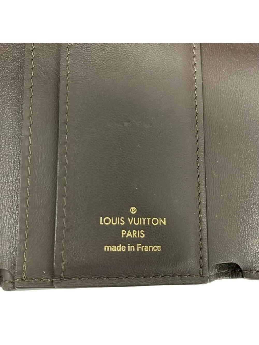 Louis Vuitton Trifold Wallet Capucines Portefeuille XS Galle Leather Cowhide
